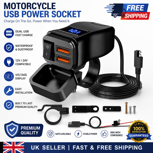 Dual waterproof usb port - waterproof,