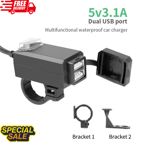 Dual waterproof usb port - dual,