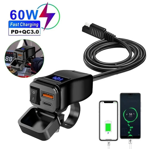 Dual usb port motorcycle - usb,